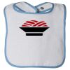 Infant Contrast Trim Terry Bib Thumbnail
