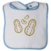 Infant Contrast Trim Terry Bib Thumbnail