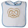Infant Contrast Trim Terry Bib Thumbnail