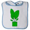 Infant Contrast Trim Terry Bib Thumbnail