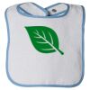 Infant Contrast Trim Terry Bib Thumbnail