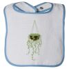 Infant Contrast Trim Terry Bib Thumbnail