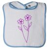 Infant Contrast Trim Terry Bib Thumbnail