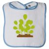 Infant Contrast Trim Terry Bib Thumbnail