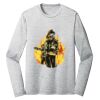 Sublimatable PosiCharge Long Sleeve Electric Heather Tee Thumbnail