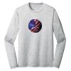 Sublimatable PosiCharge Long Sleeve Electric Heather Tee Thumbnail