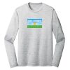 Sublimatable PosiCharge Long Sleeve Electric Heather Tee Thumbnail