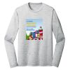 Sublimatable PosiCharge Long Sleeve Electric Heather Tee Thumbnail