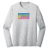 Sublimatable PosiCharge Long Sleeve Electric Heather Tee Thumbnail