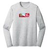 Sublimatable PosiCharge Long Sleeve Electric Heather Tee Thumbnail