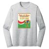 Sublimatable PosiCharge Long Sleeve Electric Heather Tee Thumbnail