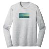 Sublimatable PosiCharge Long Sleeve Electric Heather Tee Thumbnail