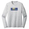 Sublimatable PosiCharge Long Sleeve Electric Heather Tee Thumbnail