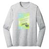 Sublimatable PosiCharge Long Sleeve Electric Heather Tee Thumbnail