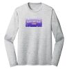 Sublimatable PosiCharge Long Sleeve Electric Heather Tee Thumbnail