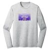 Sublimatable PosiCharge Long Sleeve Electric Heather Tee Thumbnail