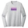 Sublimatable PosiCharge Long Sleeve Electric Heather Tee Thumbnail