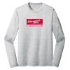 Sublimatable PosiCharge Long Sleeve Electric Heather Tee Thumbnail