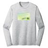Sublimatable PosiCharge Long Sleeve Electric Heather Tee Thumbnail