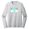 Sublimatable PosiCharge Long Sleeve Electric Heather Tee Thumbnail