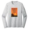 Sublimatable PosiCharge Long Sleeve Electric Heather Tee Thumbnail