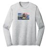 Sublimatable PosiCharge Long Sleeve Electric Heather Tee Thumbnail