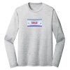 Sublimatable PosiCharge Long Sleeve Electric Heather Tee Thumbnail