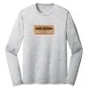Sublimatable PosiCharge Long Sleeve Electric Heather Tee Thumbnail