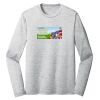 Sublimatable PosiCharge Long Sleeve Electric Heather Tee Thumbnail