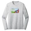 Sublimatable PosiCharge Long Sleeve Electric Heather Tee Thumbnail