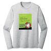 Sublimatable PosiCharge Long Sleeve Electric Heather Tee Thumbnail