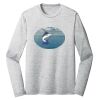 Sublimatable PosiCharge Long Sleeve Electric Heather Tee Thumbnail