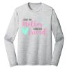 Sublimatable PosiCharge Long Sleeve Electric Heather Tee Thumbnail