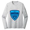 Sublimatable PosiCharge Long Sleeve Electric Heather Tee Thumbnail