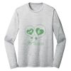 Sublimatable PosiCharge Long Sleeve Electric Heather Tee Thumbnail