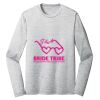 Sublimatable PosiCharge Long Sleeve Electric Heather Tee Thumbnail