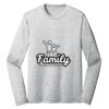 Sublimatable PosiCharge Long Sleeve Electric Heather Tee Thumbnail
