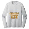 Sublimatable PosiCharge Long Sleeve Electric Heather Tee Thumbnail