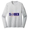Sublimatable PosiCharge Long Sleeve Electric Heather Tee Thumbnail