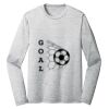 Sublimatable PosiCharge Long Sleeve Electric Heather Tee Thumbnail