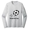 Sublimatable PosiCharge Long Sleeve Electric Heather Tee Thumbnail