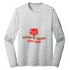 Sublimatable PosiCharge Long Sleeve Electric Heather Tee Thumbnail