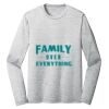 Sublimatable PosiCharge Long Sleeve Electric Heather Tee Thumbnail