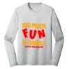 Sublimatable PosiCharge Long Sleeve Electric Heather Tee Thumbnail