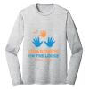 Sublimatable PosiCharge Long Sleeve Electric Heather Tee Thumbnail