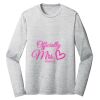 Sublimatable PosiCharge Long Sleeve Electric Heather Tee Thumbnail