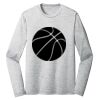 Sublimatable PosiCharge Long Sleeve Electric Heather Tee Thumbnail