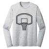 Sublimatable PosiCharge Long Sleeve Electric Heather Tee Thumbnail