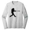 Sublimatable PosiCharge Long Sleeve Electric Heather Tee Thumbnail