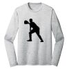 Sublimatable PosiCharge Long Sleeve Electric Heather Tee Thumbnail